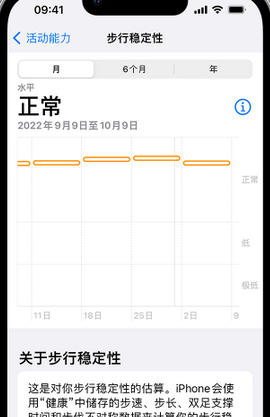 惠民iPhone手机维修如何在iPhone开启'步行稳定性通知'