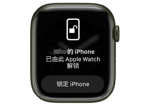 惠民苹果手机维修分享用 AppleWatch 解锁配备面容 ID 的 iPhone方法 